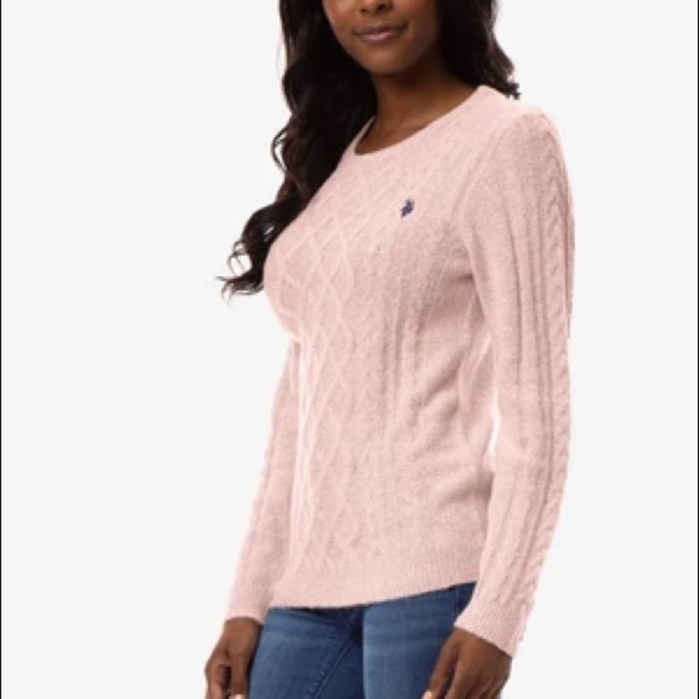 US Polo Assn. Cozy Mixed Cable Sweater